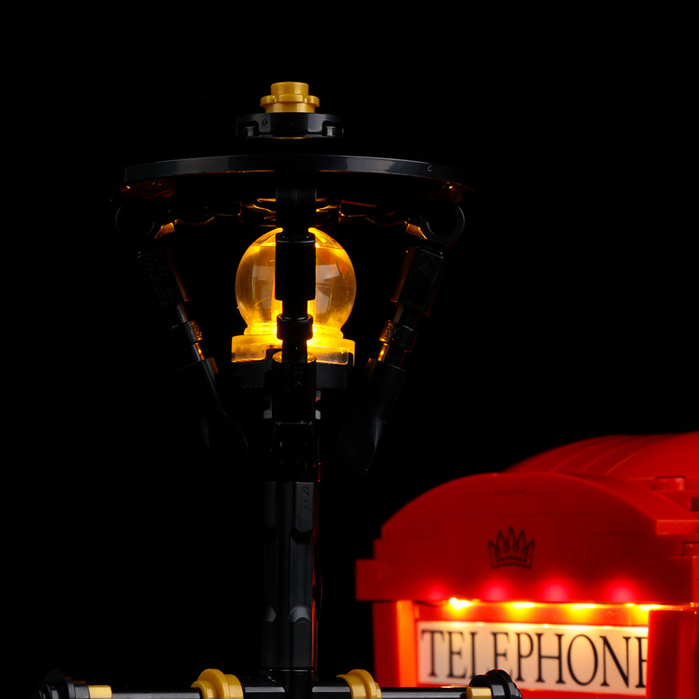 Lego Red London Telephone Box 21347 Light Kit