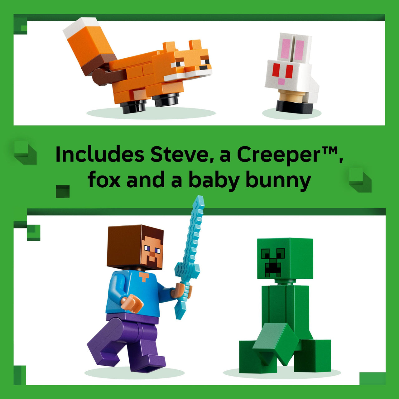 LEGO 21583 Minecraft Steve’s Taiga Adventure