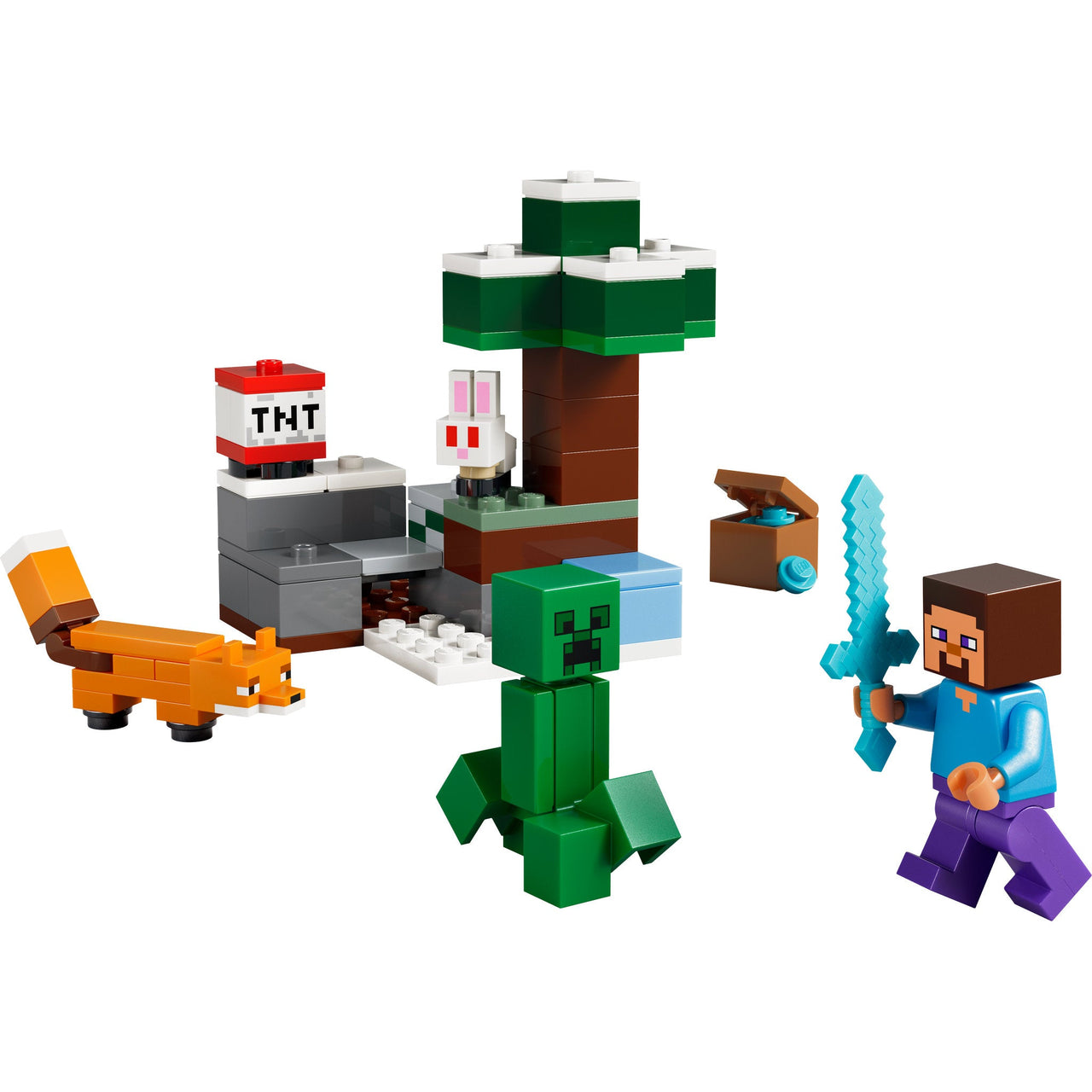 LEGO 21583 Minecraft Steve’s Taiga Adventure