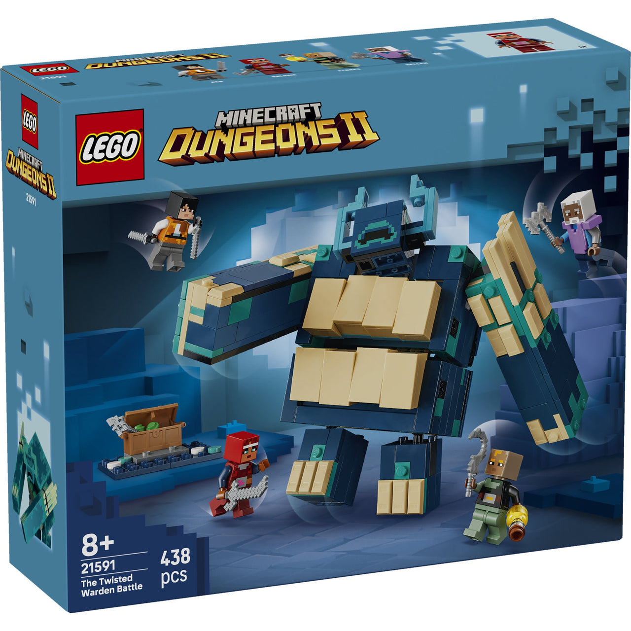 LEGO 21591 Minecraft The Twisted Warden Battle