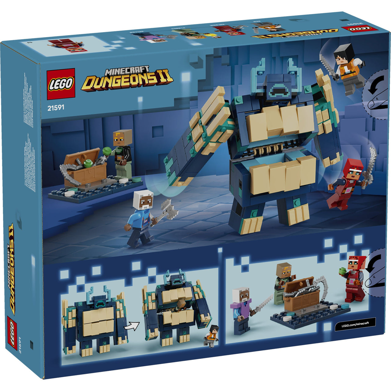 LEGO 21591 Minecraft The Twisted Warden Battle