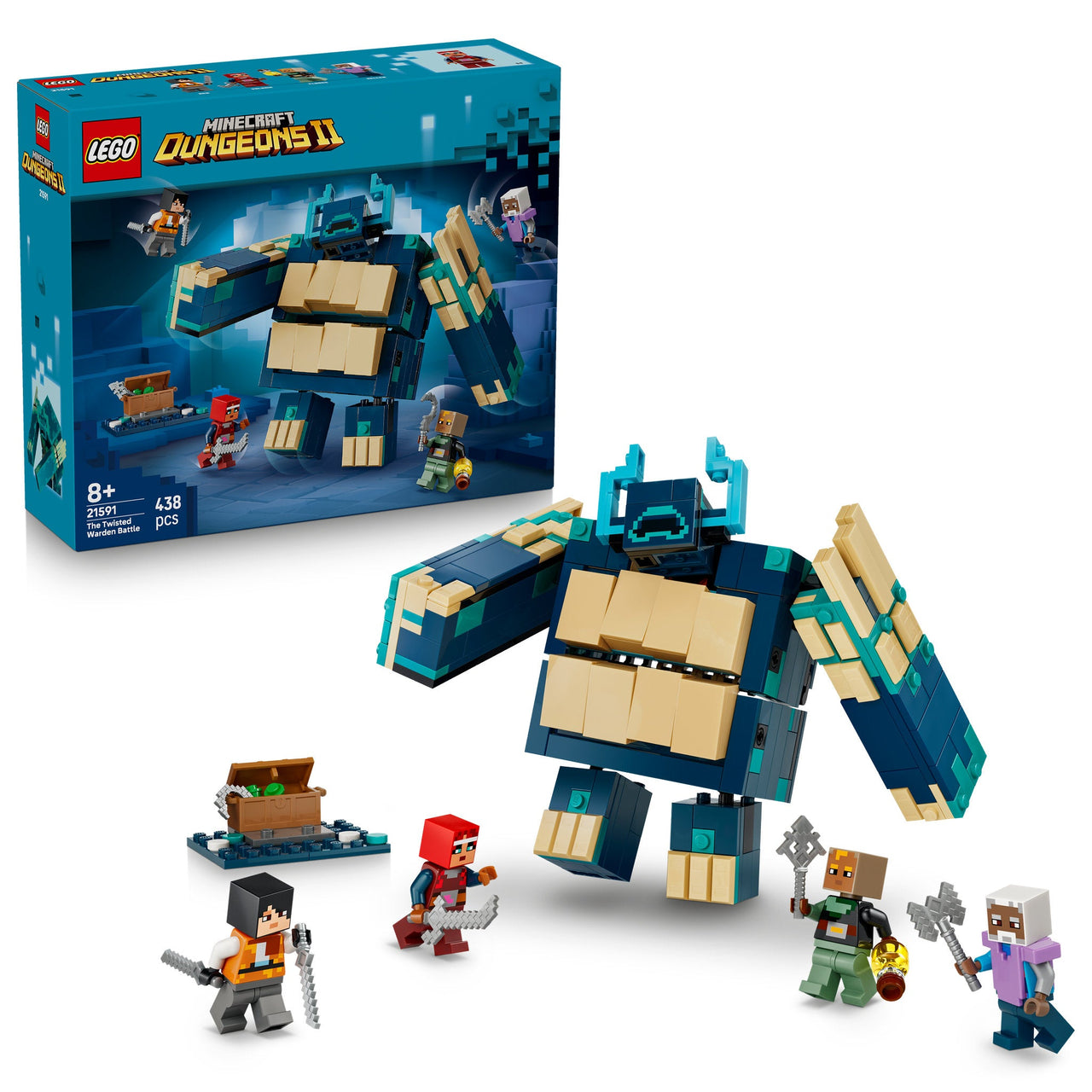 LEGO 21591 Minecraft The Twisted Warden Battle