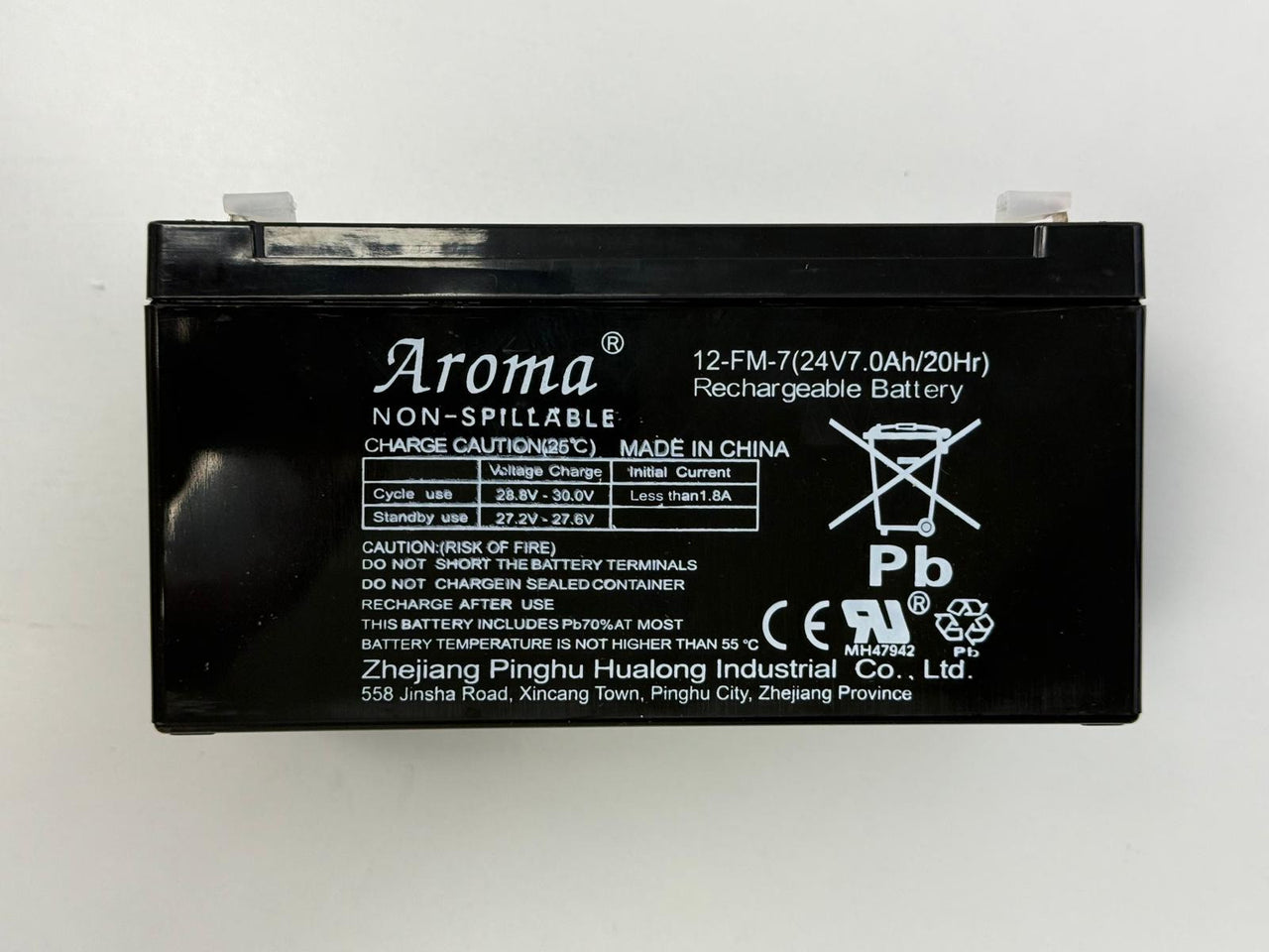 BRAND NEW - 24V 7Ah (12FM7) Rechargeable Battery for Power Back Up or Kids Vehicles or Mini Quad or Compatible Electronic Equipment