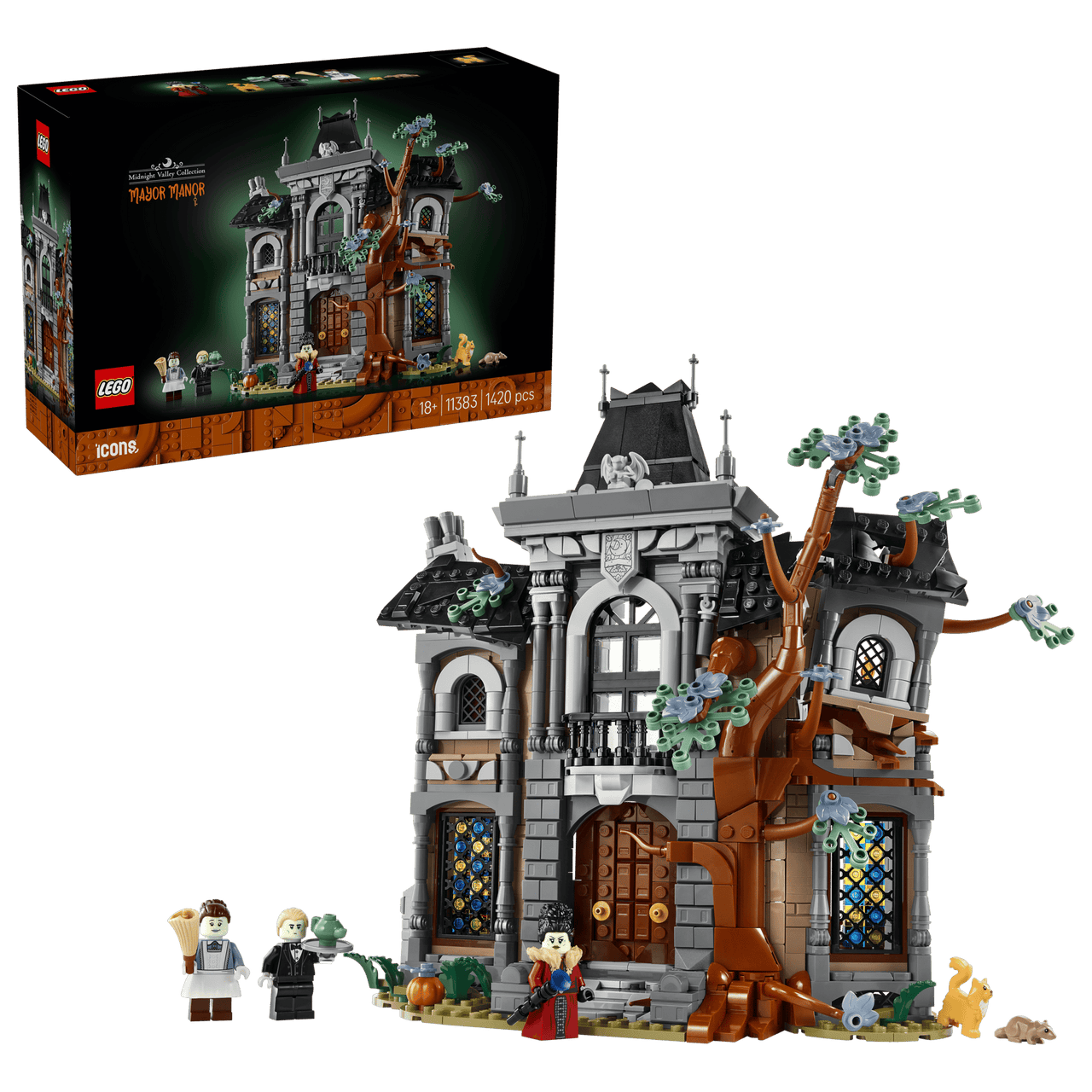 LEGO Icons Mayor Manor 11383 | Gothic Midnight Valley Set