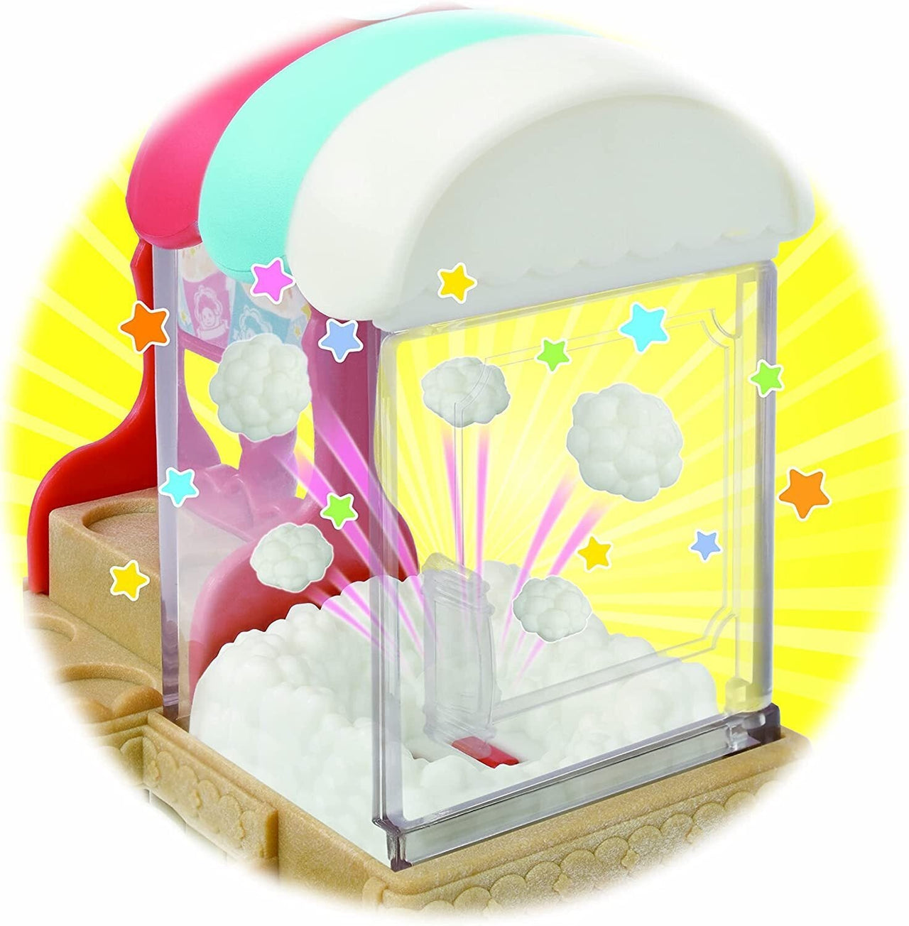 Sylvanian Families Popcorn Delivery Trike With Sheep Mother Barbara