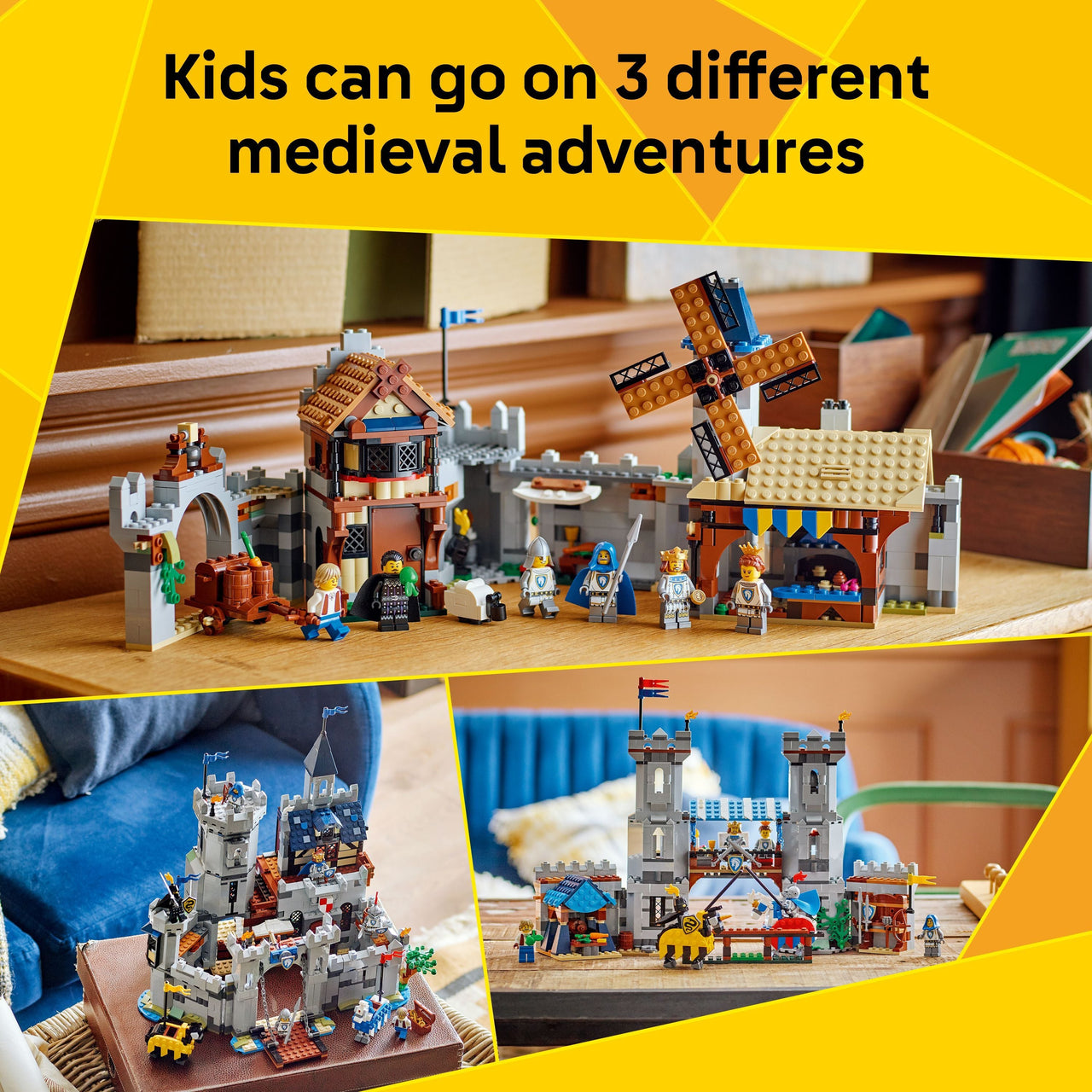 LEGO 31168 Creator Medieval Horse Knight Castle