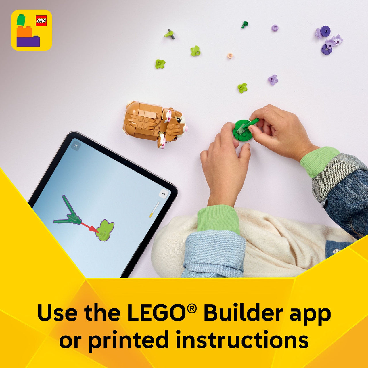 LEGO 31376 Creator Cute Hamster With A Flower
