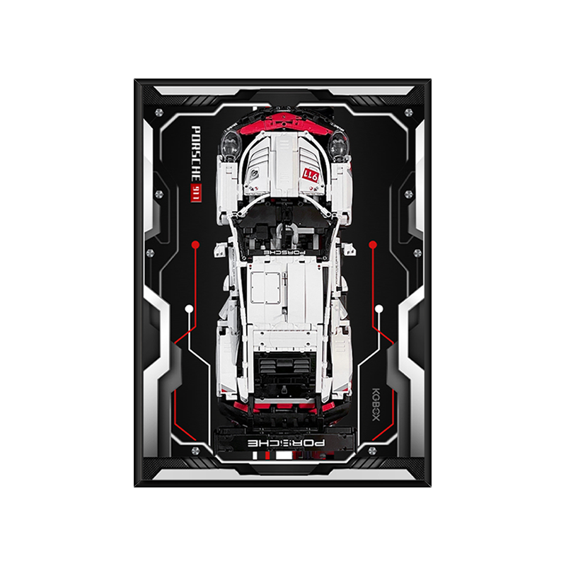 Lego 42096 Porsche 911 RSR Display Wallboard