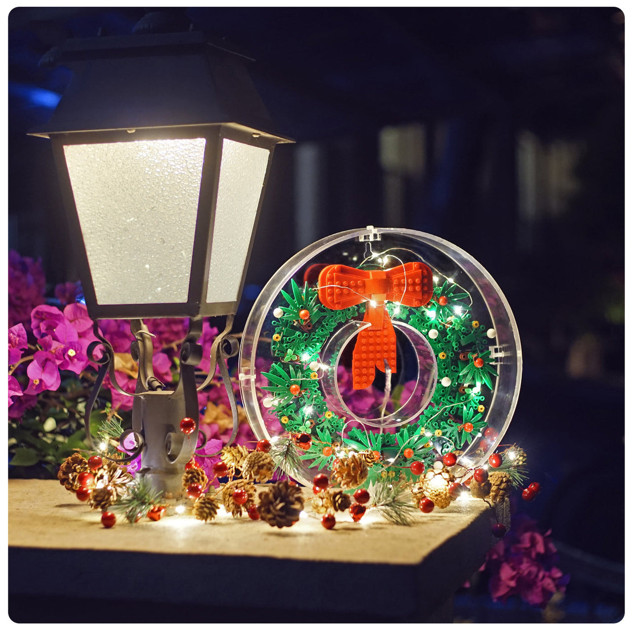 Lego Christmas Wreath 40426 Display Case