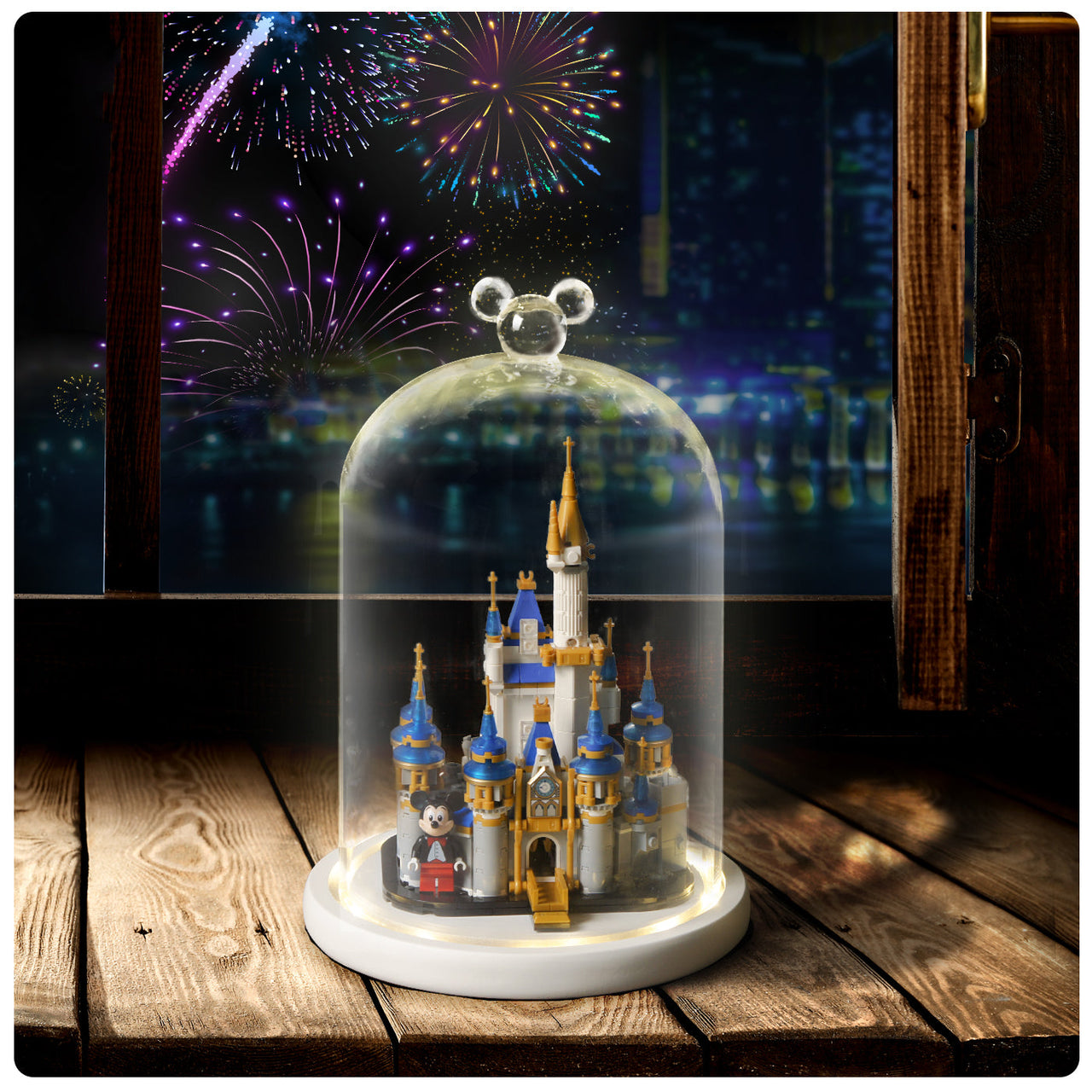 Lego Mini Disney Castle 40478 Glass Dome Display Case