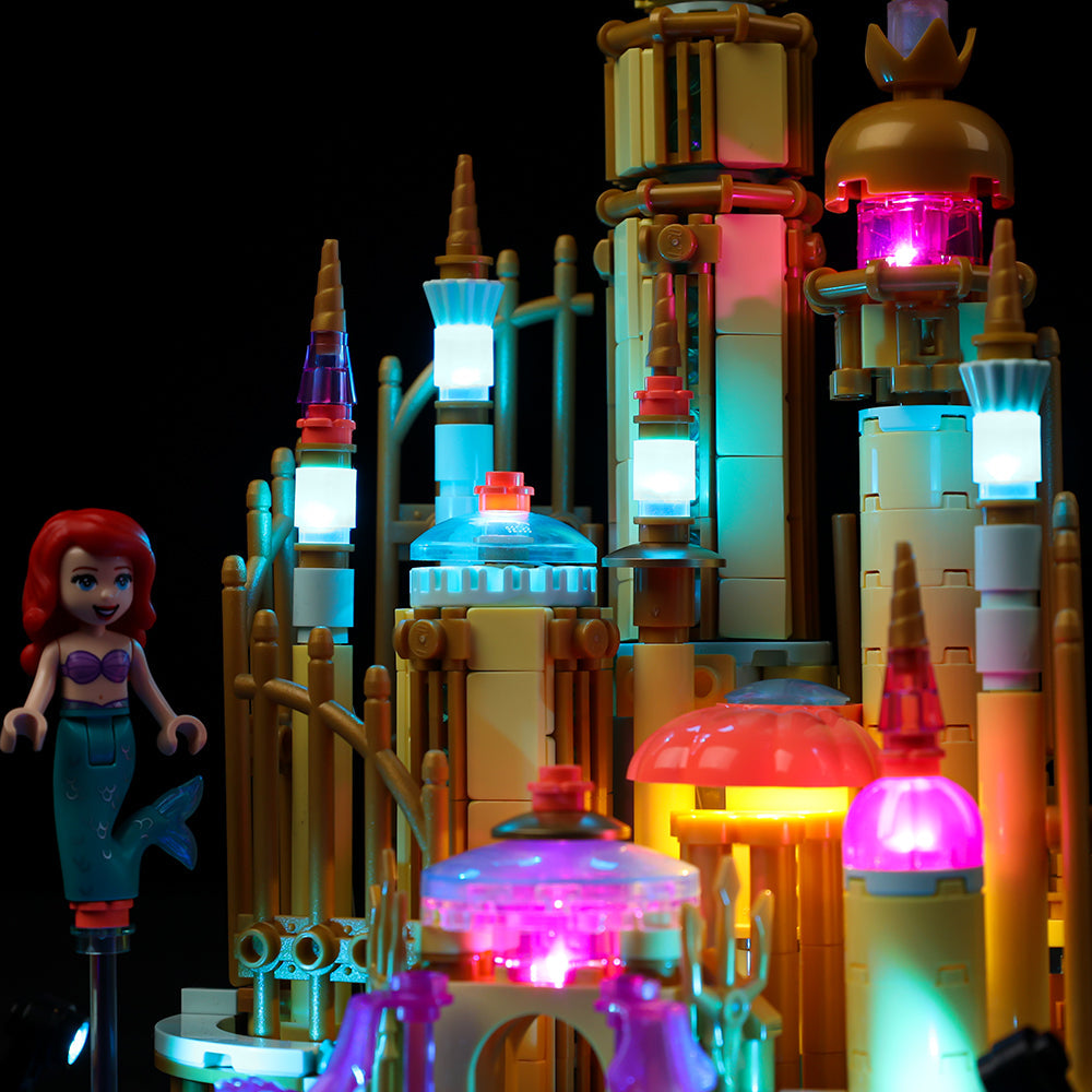 Lego Mini Disney Ariel's Castle 40708 Light Kit
