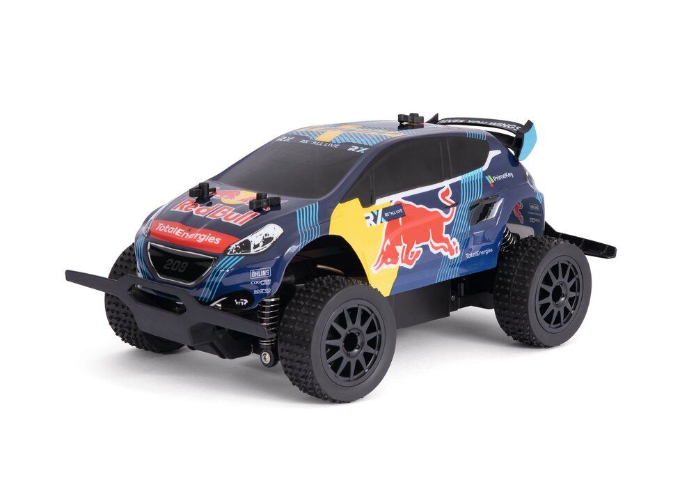 Carrera 2.4Ghz Remote Control Metal-Gear Peugeot Red Bull Wrx 208
