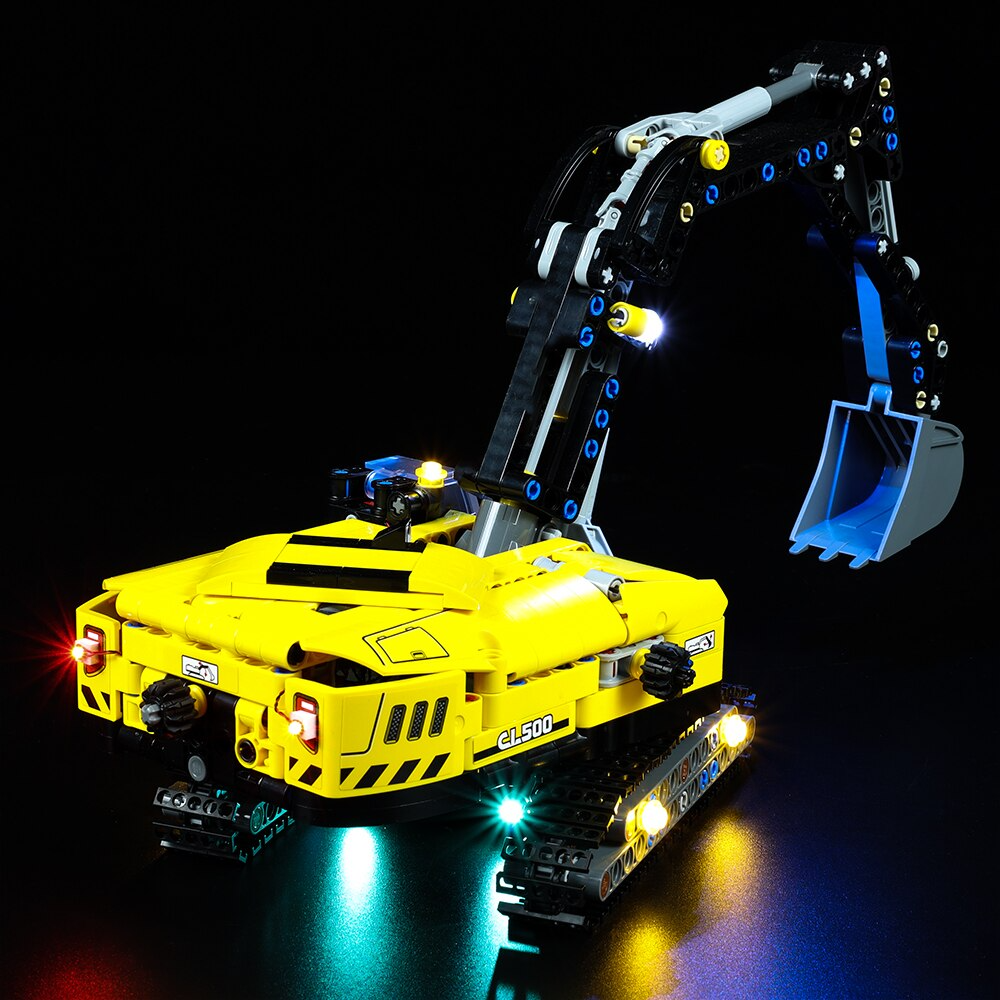 Lego Heavy-Duty Excavator 42121 Light Kit