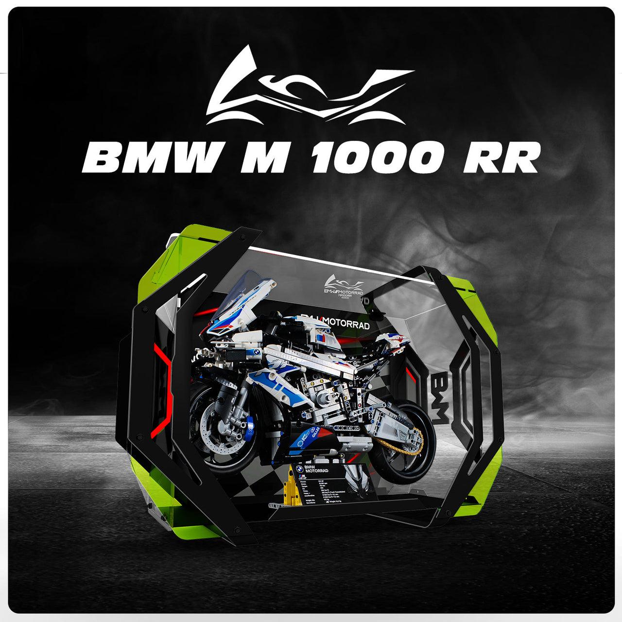 Lego 42130 BMW M 1000 RR Display Case Deluxe Edition