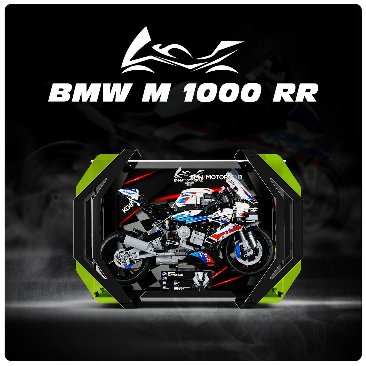 Lego 42130 BMW M 1000 RR Display Case Deluxe Edition