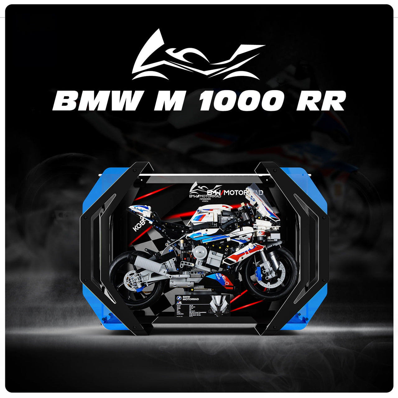 Lego 42130 BMW M 1000 RR Display Case Deluxe Edition