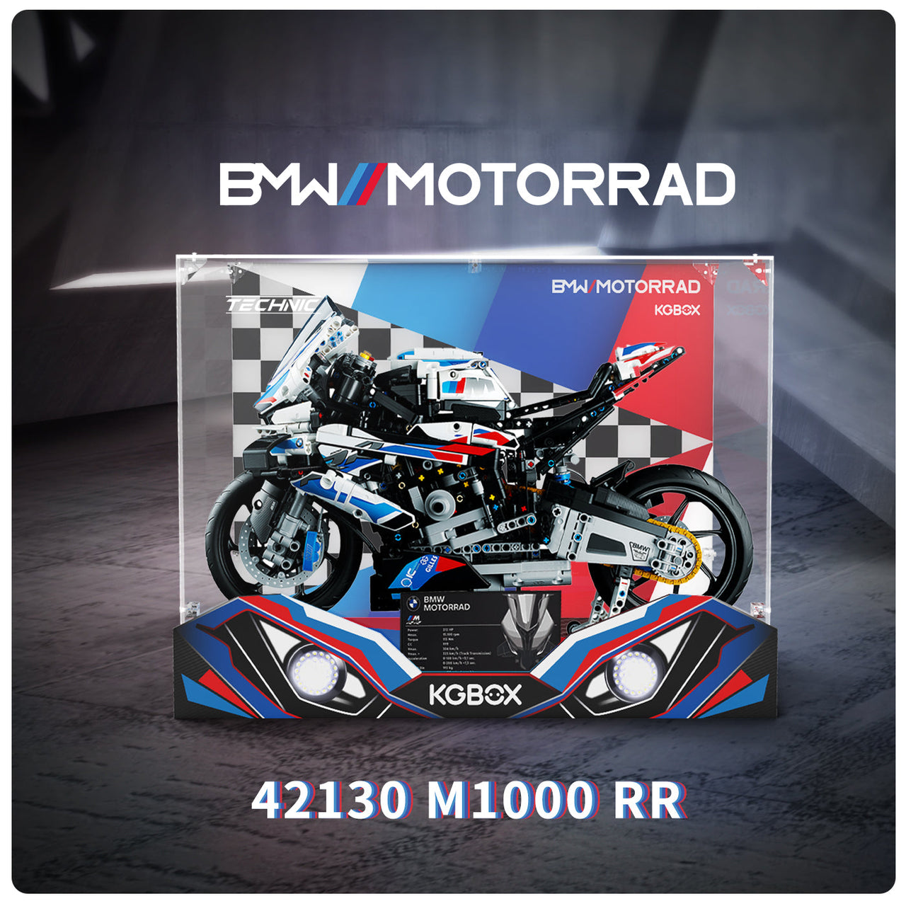 Lego 42130 BMW M 1000 RR Display Case