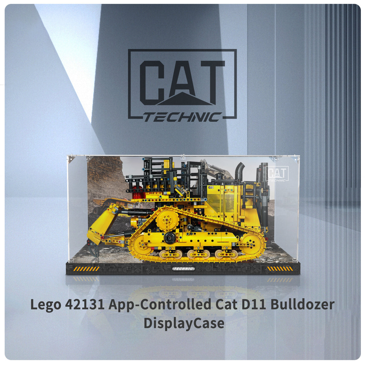 Lego 42131 App-Controlled Cat D11 Bulldozer Display Case