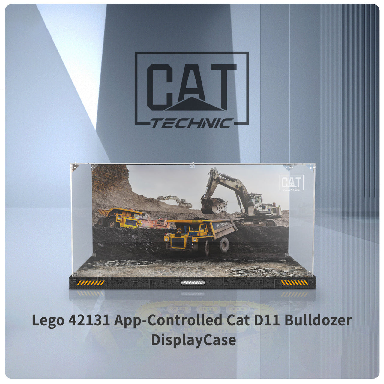 Lego 42131 App-Controlled Cat D11 Bulldozer Display Case