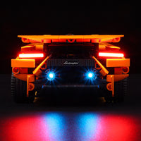 Lego Lamborghini Huracan Tecnica Orange 42196 Light Kit
