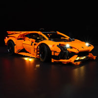 Lego Lamborghini Huracan Tecnica Orange 42196 Light Kit