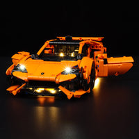 Lego Lamborghini Huracan Tecnica Orange 42196 Light Kit