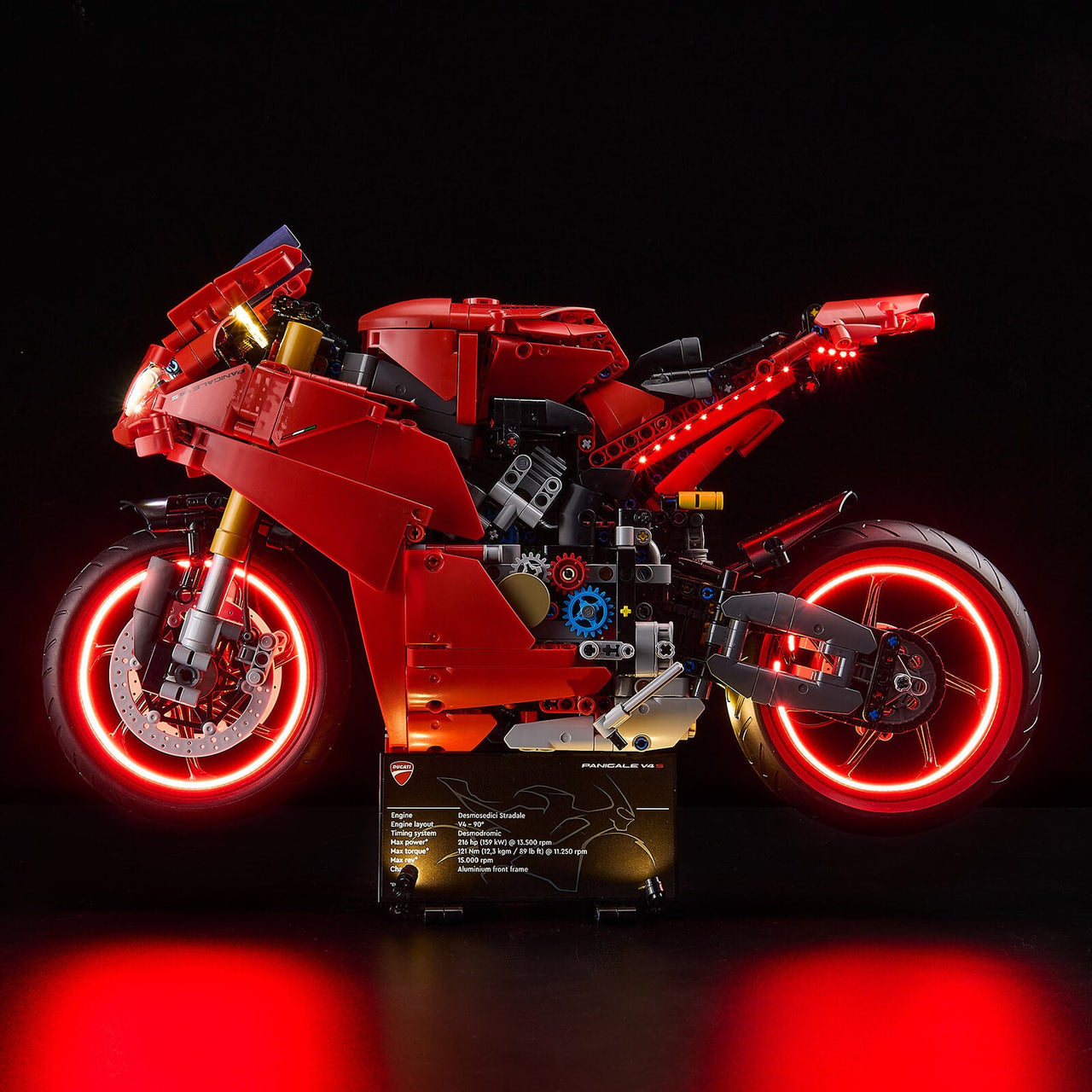 Lego Ducati Panigale V4 S Motorcycle 42202 Light Kit