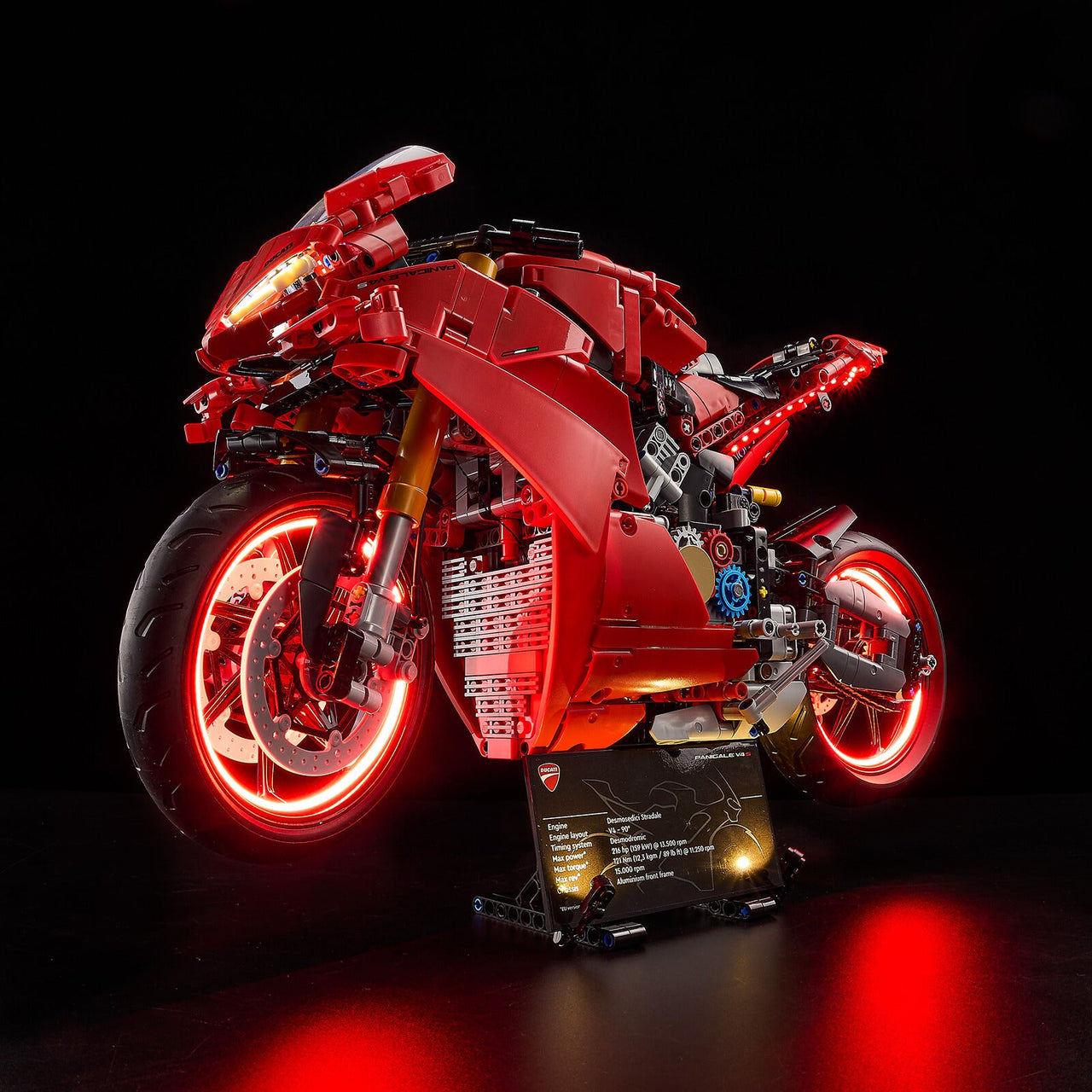 Lego Ducati Panigale V4 S Motorcycle 42202 Light Kit