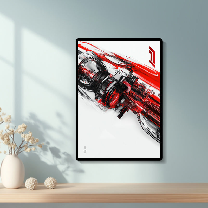 Lego 42207 Ferrari SF-24 F1 Car Display Wallboard