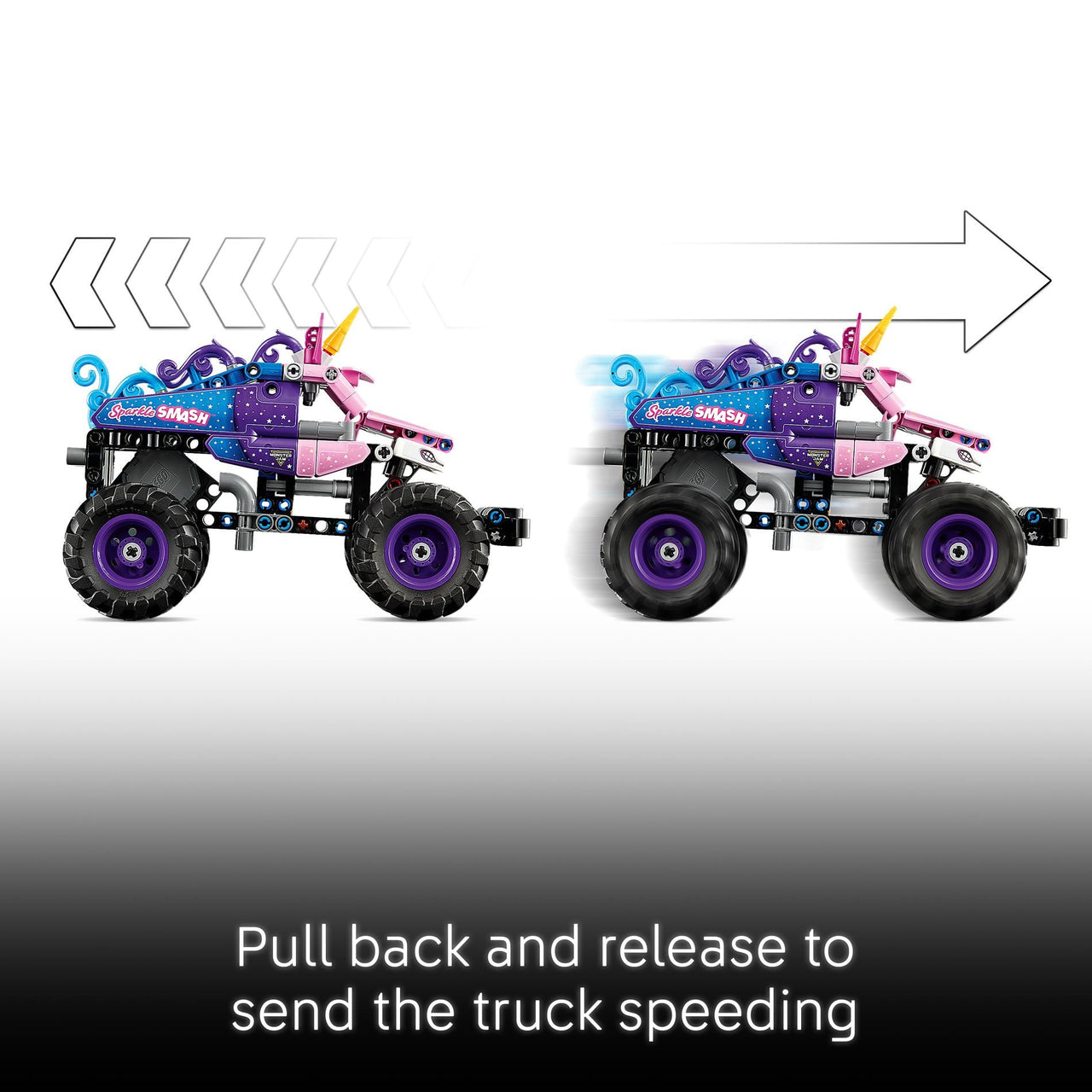 LEGO 42220 Technic Monster Jam  Sparkle Smash Pull-Back