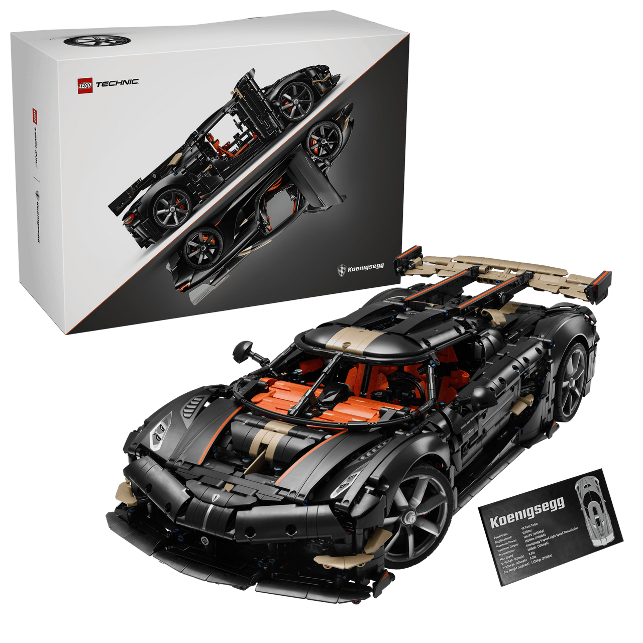 LEGO Technic Koenigsegg Sadair’s Spear Megacar 42232