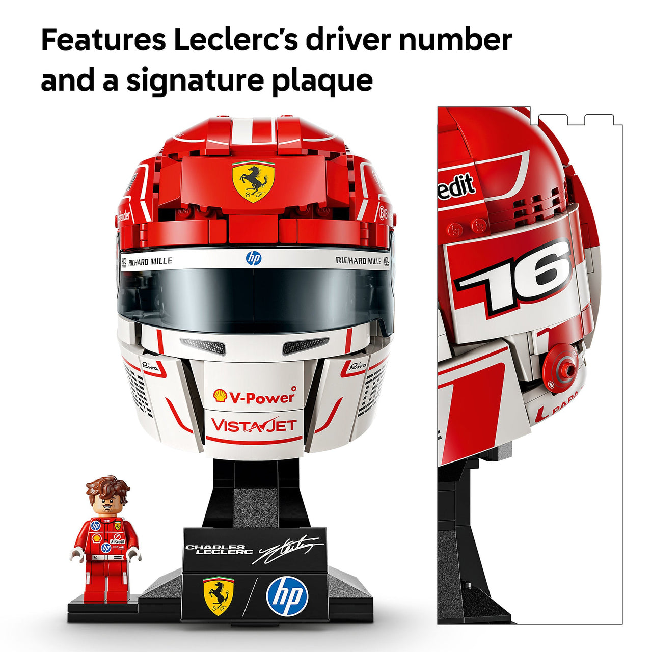 LEGO 43014 Editions Formula 1 Scuderia Ferrari HP Charles Leclerc Helmet