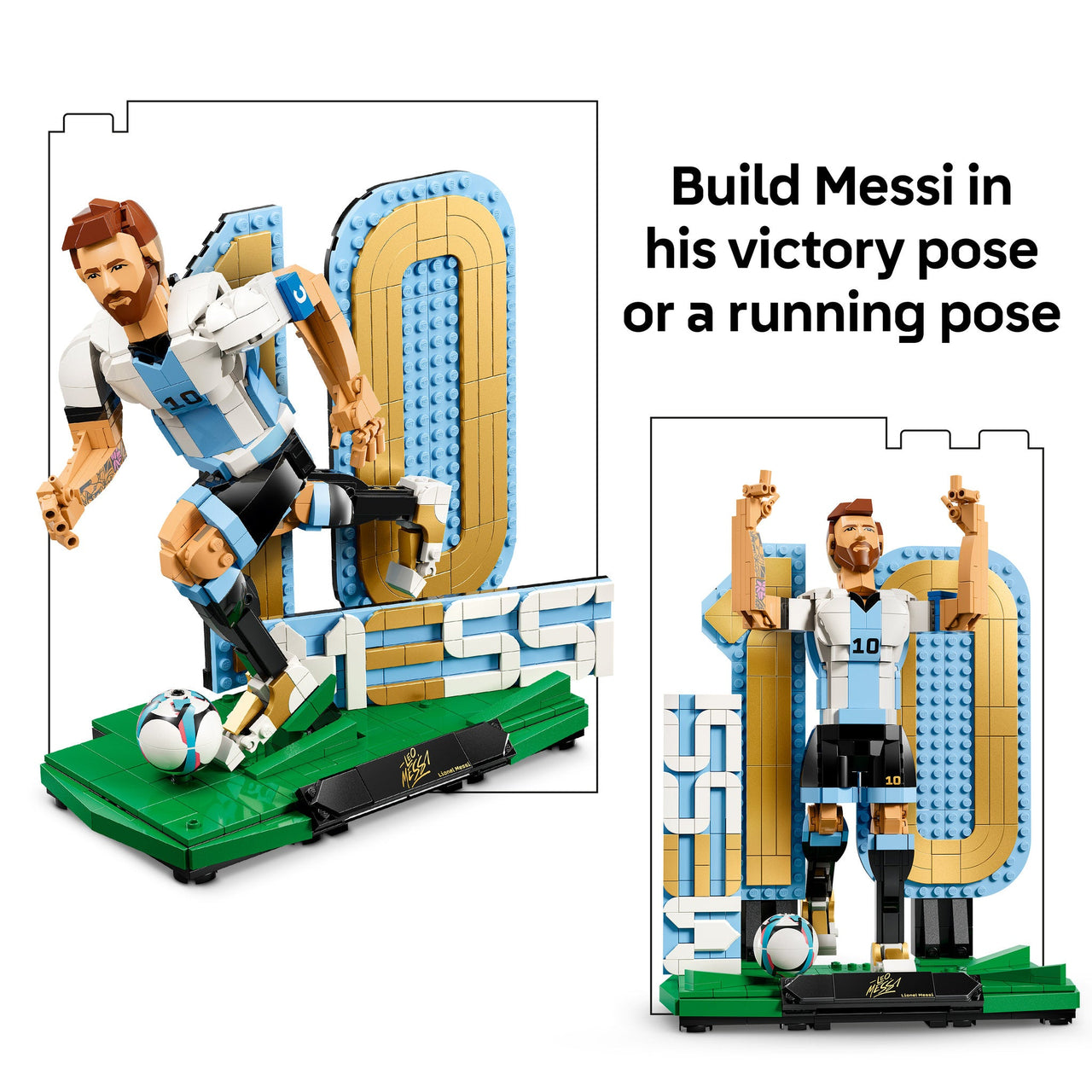 LEGO 43015 Editions Football Lionel Messi - Soccer Legends
