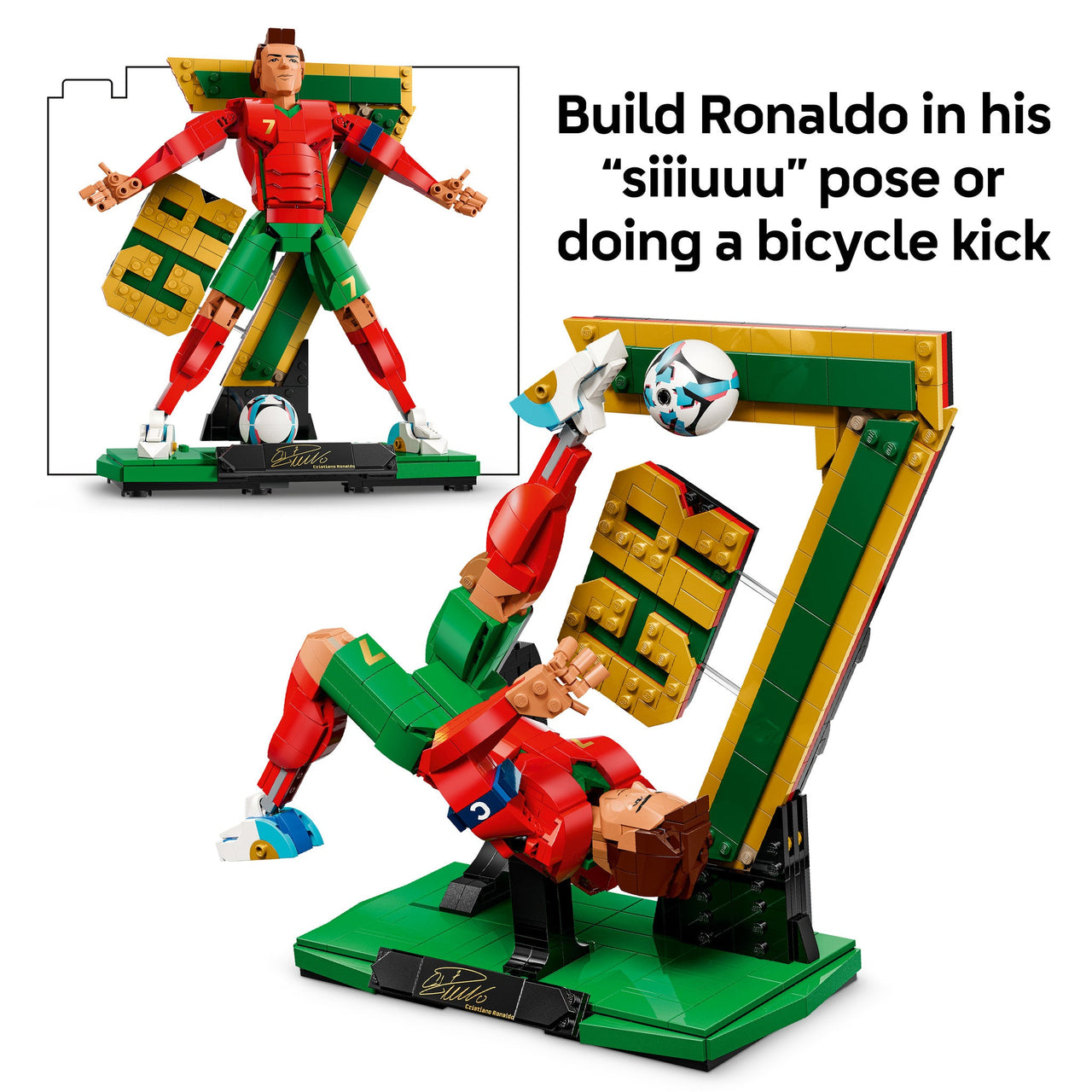 LEGO 43016 Editions Football Cristiano Ronaldo - Soccer Legend