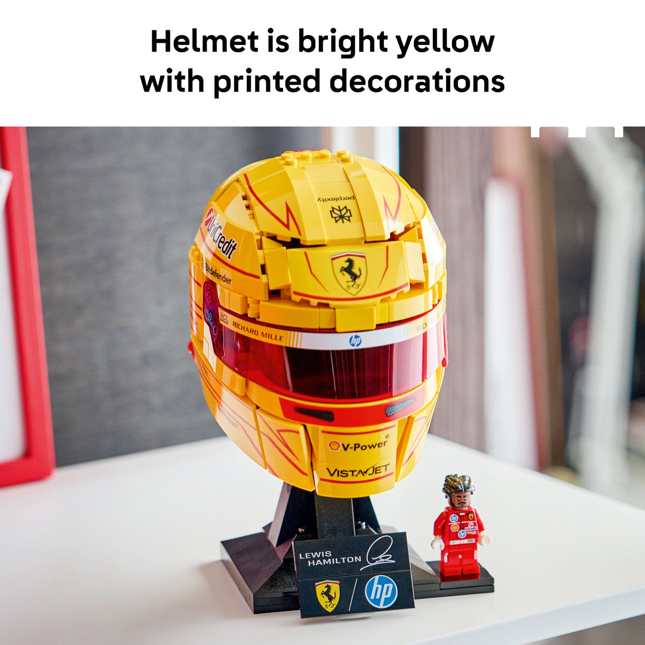 LEGO 43022 Editions Scuderia Ferrari HP Lewis Hamilton Helmet