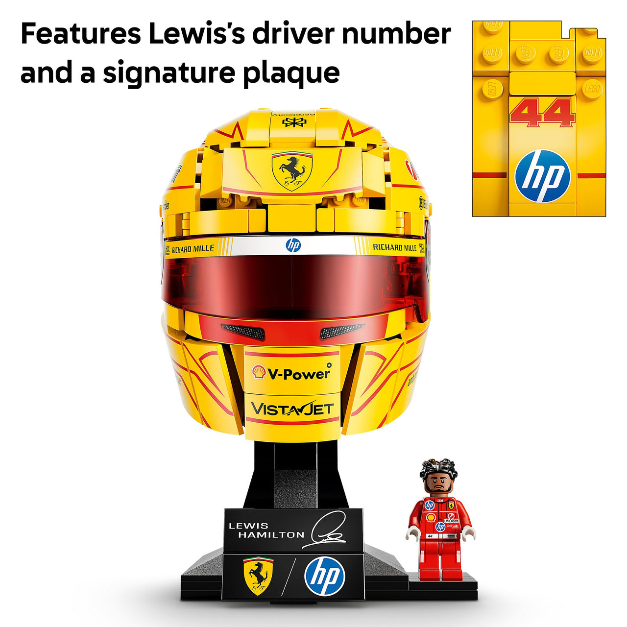 LEGO 43022 Editions Scuderia Ferrari HP Lewis Hamilton Helmet