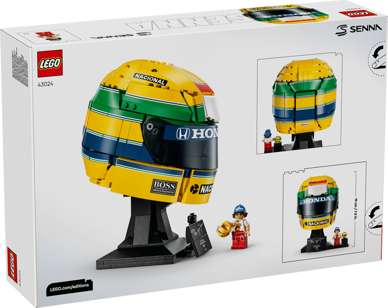 LEGO Ayrton Senna Helmet 43024 | F1 Collectible Set