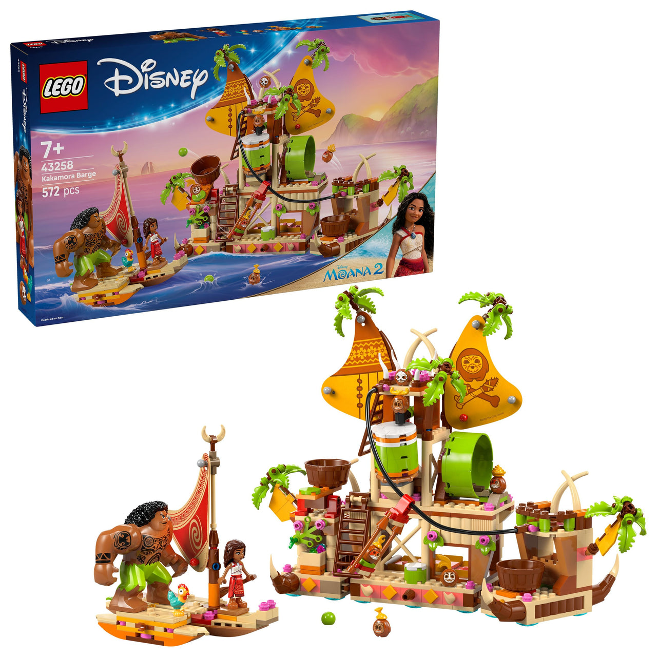 LEGO 43258 Disney Moana 2 Kakamora Barge