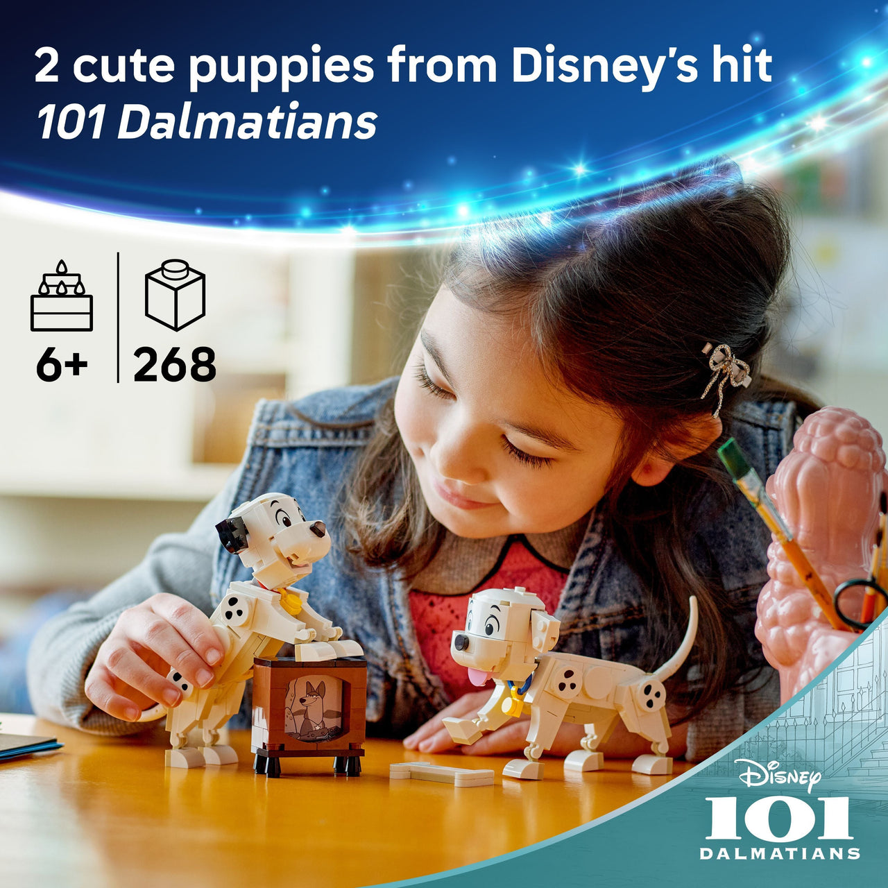 LEGO 43271 Disney Lucky & Penny 101 Dalmatians Puppies