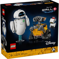 LEGO 43279 Disney and Pixar WALL-E and EVE