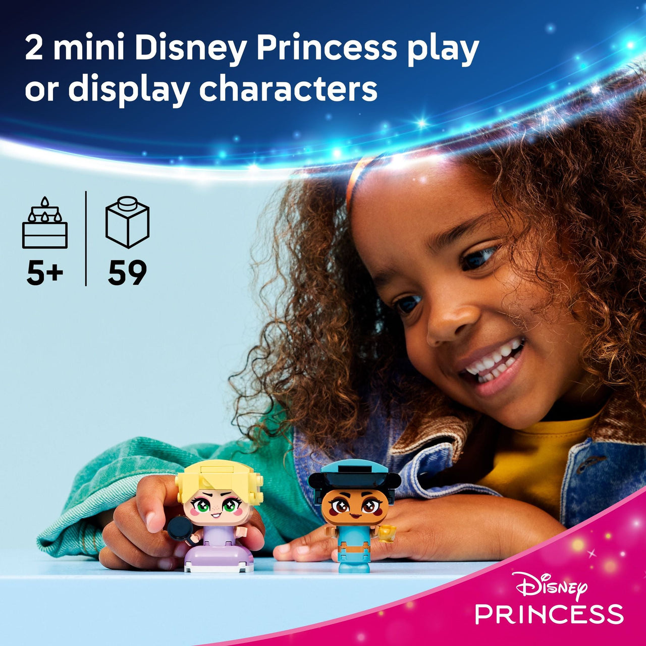 LEGO 43303 Disney Princess Mini Jasmine & Rapunzel