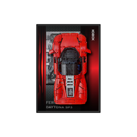 Lego 42143 Ferrari Daytona SP3 Display Wallboard