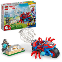LEGO 11206 Marvel Spidey And His Amazing Friends Spidey On his Motorcycle vs. Rhino