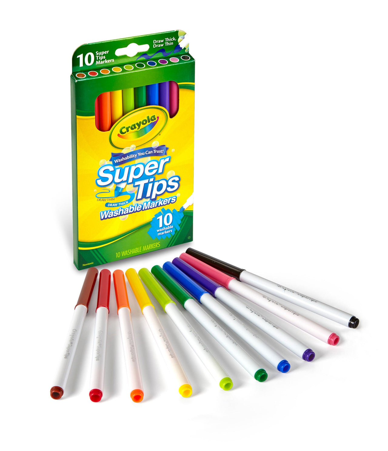 Crayola Washable Super Tip Markers 10 Pack