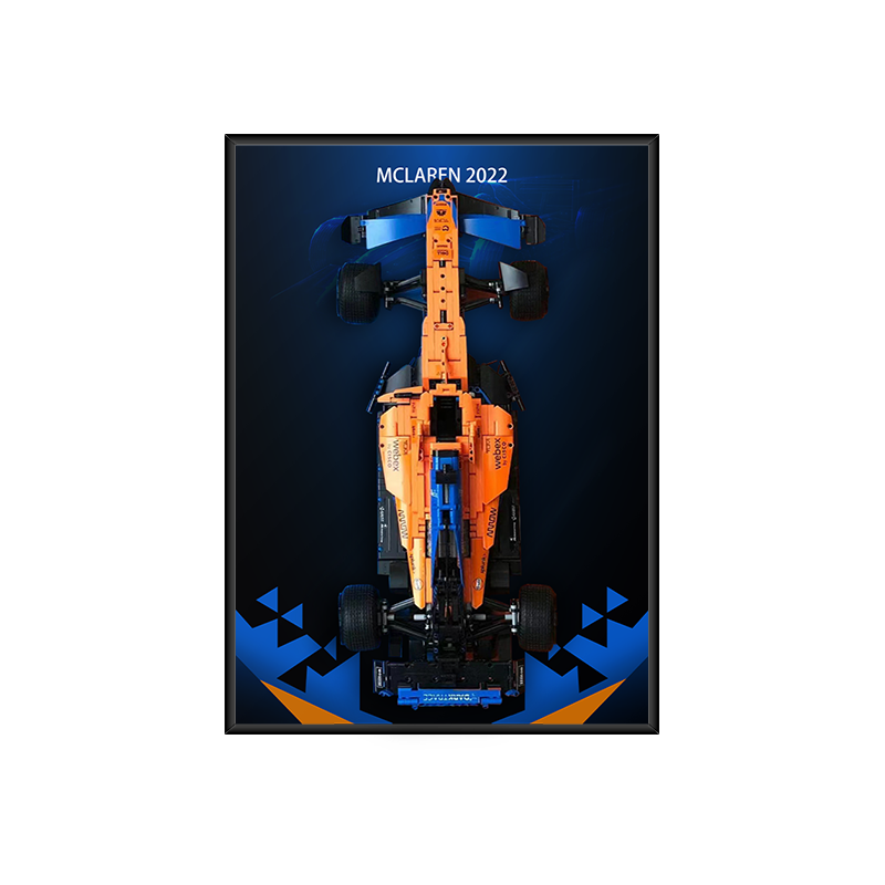 Lego 42141 McLaren Formula 1 Race Car Display Wallboard