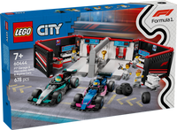 LEGO 60444 City F1 Garage & Mercedes-AMG & Alpine Cars