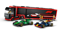 LEGO 60445 City F1 Truck with RB20 & AMR24 F1 Cars
