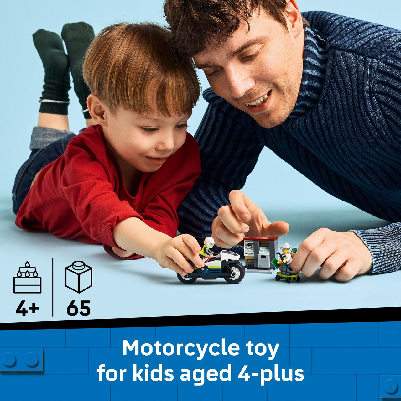 LEGO 60455 City Police Motorcycle Chase