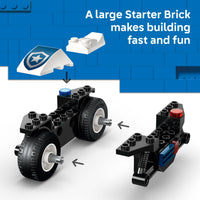 LEGO 60455 City Police Motorcycle Chase