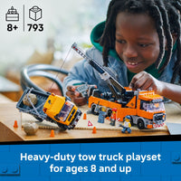 LEGO 60467 City Heavy-Duty Recovery Tow Truck with Crane